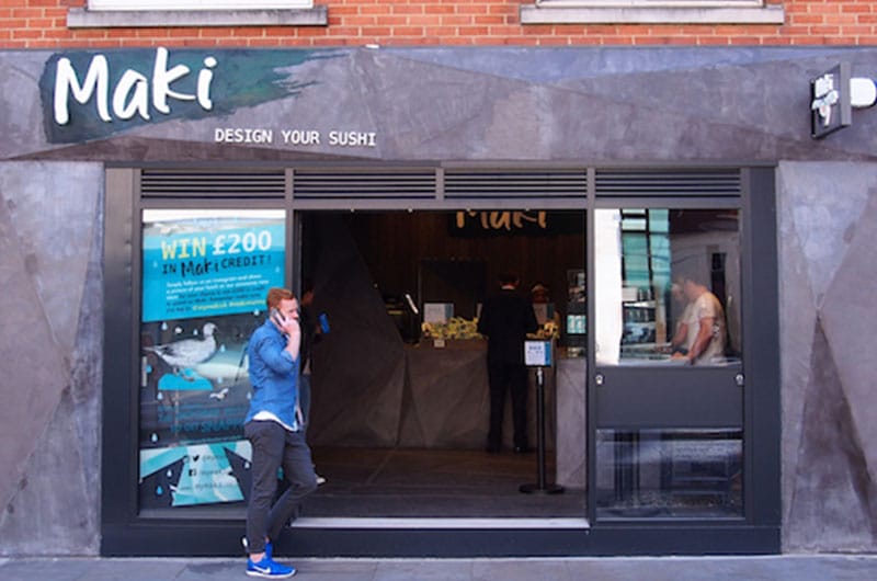 Maki Sushi, 36 Brushfield Street, E1.